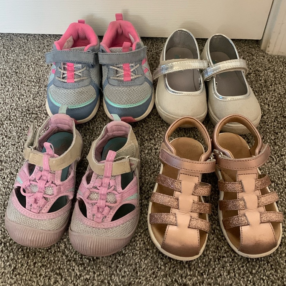 Toddler size 8 shoes - set of 4